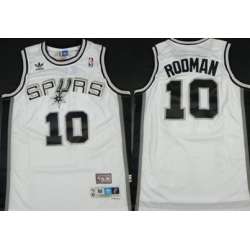 San Antonio Spurs #10 Dennis Rodman White Throwback Swingman Jerseys