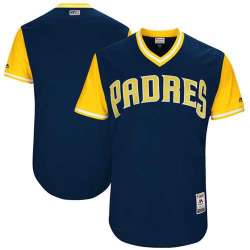 San Diego Padres Blank Majestic Navy 2017 Players Weekend Team Jersey
