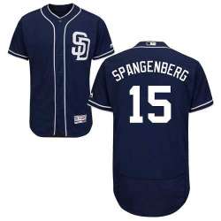 San Diego Padres #15 Cory Spangenberg Navy Flexbase Stitched Jersey DingZhi