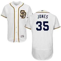 San Diego Padres #35 Randy Jones White Flexbase Stitched Jersey DingZhi