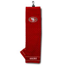 San Francisco 49ers 16x22 Embroidered Golf Towel - Special Order