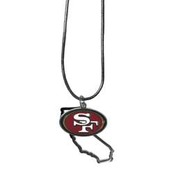 San Francisco 49ers Necklace State Charm