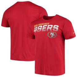 San Francisco 49ers Nike Sideline Line of Scrimmage Legend Performance T-Shirt Scarlet