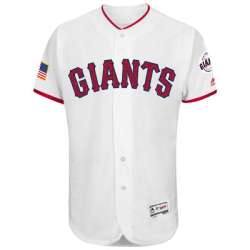San Francisco Giants Blank White 2016 Fashion Stars & Stripes Flexbase Stitched Baseball Jersey Jiasu