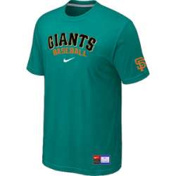 San Francisco Giants Green Nike Short Sleeve Practice T-Shirt