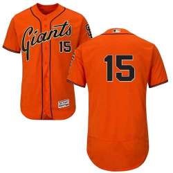 San Francisco Giants #15 Bruce Bochy Orange Flexbase Stitched Jersey DingZhi