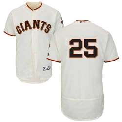 San Francisco Giants #25 Barry Bonds Cream Flexbase Stitched Jersey DingZhi