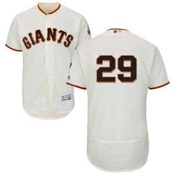 San Francisco Giants #29 Jeff Samardzija Cream Flexbase Stitched Jersey DingZhi