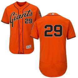 San Francisco Giants #29 Jeff Samardzija Orange Flexbase Stitched Jersey DingZhi