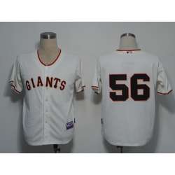 San Francisco Giants #56 Torres Cream Cool Base Jerseys