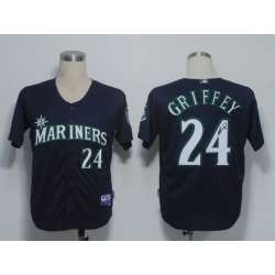 Seattle Mariners #24 Griffey Blue Signature Edition Jerseys