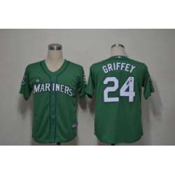 Seattle Mariners #24 Griffey Green Signature Edition Jerseys