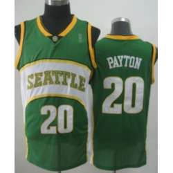 Seattle Supersonics #20 Gary Payton 2007-08 Green Swingman Jerseys