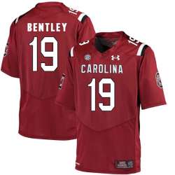 South Carolina Gamecocks #19 Jake Bentley Red College Football Jersey DingZhi