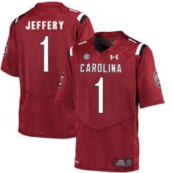 South Carolina Gamecocks #1 Alshon Jeffery Red College Football Jersey DingZhi