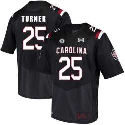 South Carolina Gamecocks #25 A.J. Turner Black College Football Jersey DingZhi