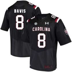 South Carolina Gamecocks #8 Randrecous Davis Black College Football Jersey DingZhi