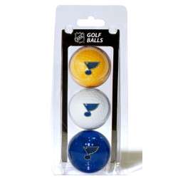 St. Louis Blues 3 Pack of Golf Balls - Special Order