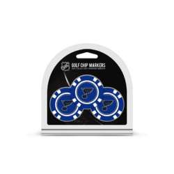 St. Louis Blues Golf Chip with Marker 3 Pack - Special Order
