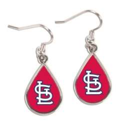 St. Louis Cardinals Earrings Tear Drop Style