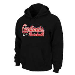 St. Louis Cardinals Pullover Hoodie Black