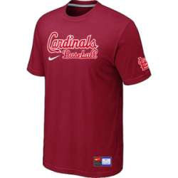 St. Louis Cardinals Red Nike Short Sleeve Practice T-Shirt
