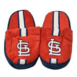 St. Louis Cardinals Slippers - Youth 8-16 Stripe (12 pc case) CO