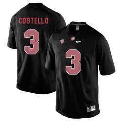Stanford Cardinal 3 K.J. Costello Blackout College Football Jersey DingZhi