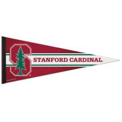 Stanford Cardinal Pennant 12x30 Premium Style
