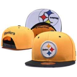 Steelers Fresh Logo Yellow White Adjustable Hat LT