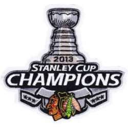 Stitched 2013 NHL Stanley Cup Final Champions Chicago Blackhawks Jersey Patch