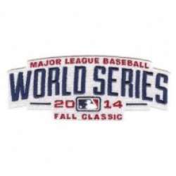 Stitched Baseball 2014 World Series Logo Jersey Sleeve Patch (Kansas City Royals & San Francisco Giants)