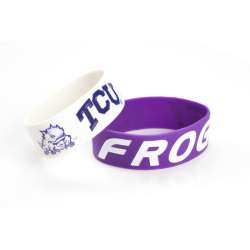 TCU Horned Frogs Bracelets - 2 Pack Wide