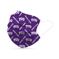TCU Horned Frogs Face Mask Disposable 6 Pack