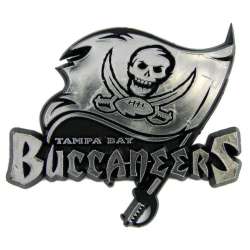 Tampa Bay Buccaneers Auto Emblem - Silver