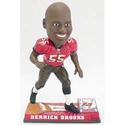 Tampa Bay Buccaneers Derrick Brooks Forever Collectibles On Field Bobblehead CO
