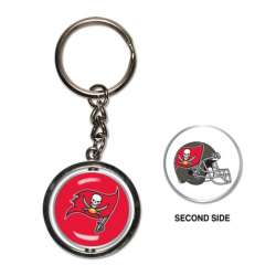 Tampa Bay Buccaneers Key Ring Spinner Style