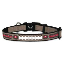 Tampa Bay Buccaneers Pet Collar Reflective Football Size Toy CO