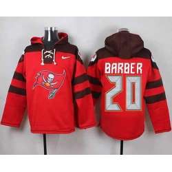 Tampa Bay Buccaneers #20 Barber Red Player Stitched Pullover NFL Hoodie