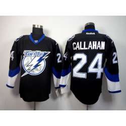 Tampa Bay Lightning #24 Ryan Callahan Black Jerseys