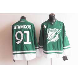 Tampa Bay Lightning #91 stamkos green Jerseys