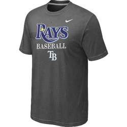 Tampa Bay Rays 2014 Home Practice T-Shirt - Dark Grey