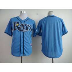 Tampa Bay Rays Blank 2013 Light Blue Jerseys