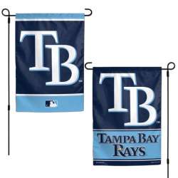 Tampa Bay Rays Flag 12x18 Garden Style 2 Sided - Special Order