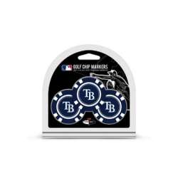 Tampa Bay Rays Golf Chip with Marker 3 Pack - Special Order