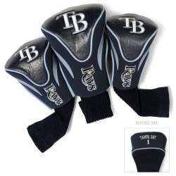 Tampa Bay Rays Golf Club 3 Piece Contour Headcover Set - Special Order