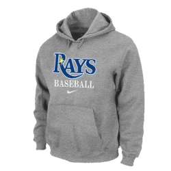 Tampa Bay Rays Pullover Hoodie Grey