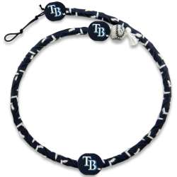Tampa Bay Rays Team Color Frozen Rope Baseball Necklace