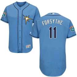 Tampa Bay Rays #11 Logan Forsythe Light Blue Flexbase Stitched Jersey DingZhi