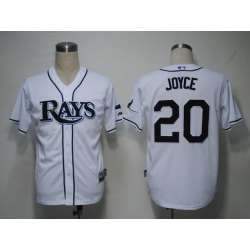 Tampa Bay Rays #20 Joyce White Cool Base Jerseys